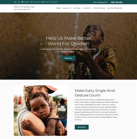 free wordpress themes for nonprofits|14 Free Charity WordPress Themes for NGO 2024 .
